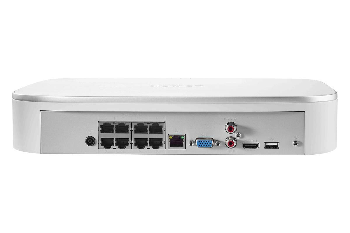 Lorex Technology N4K2SD-88WD 4K Smart Deterrence Surveillance System Featuring N842A82 2TB 4K Fusion NVR and 8 E892DD 4K Two-Way Audio Smart Motion