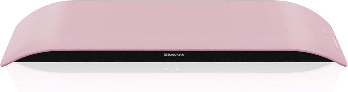 BlueAnt Soundblade Under Monitor Soundbar, Powerful 120 watt, 2.1 Channel USB-C, Bluetooth 5.3 Desktop Speaker for PC, Mac for Streaming Content, Music and Gaming. (Pink)