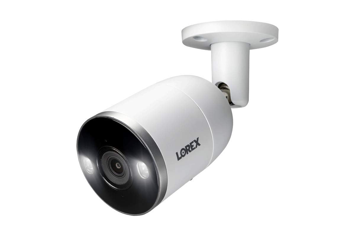 Lorex N4K2SD-88WB Surveillance System Featuring N842A82 Fusion 4K 2TB NVR and 8 E892AB 4K 8MP Active Deterrence Bullet Camera