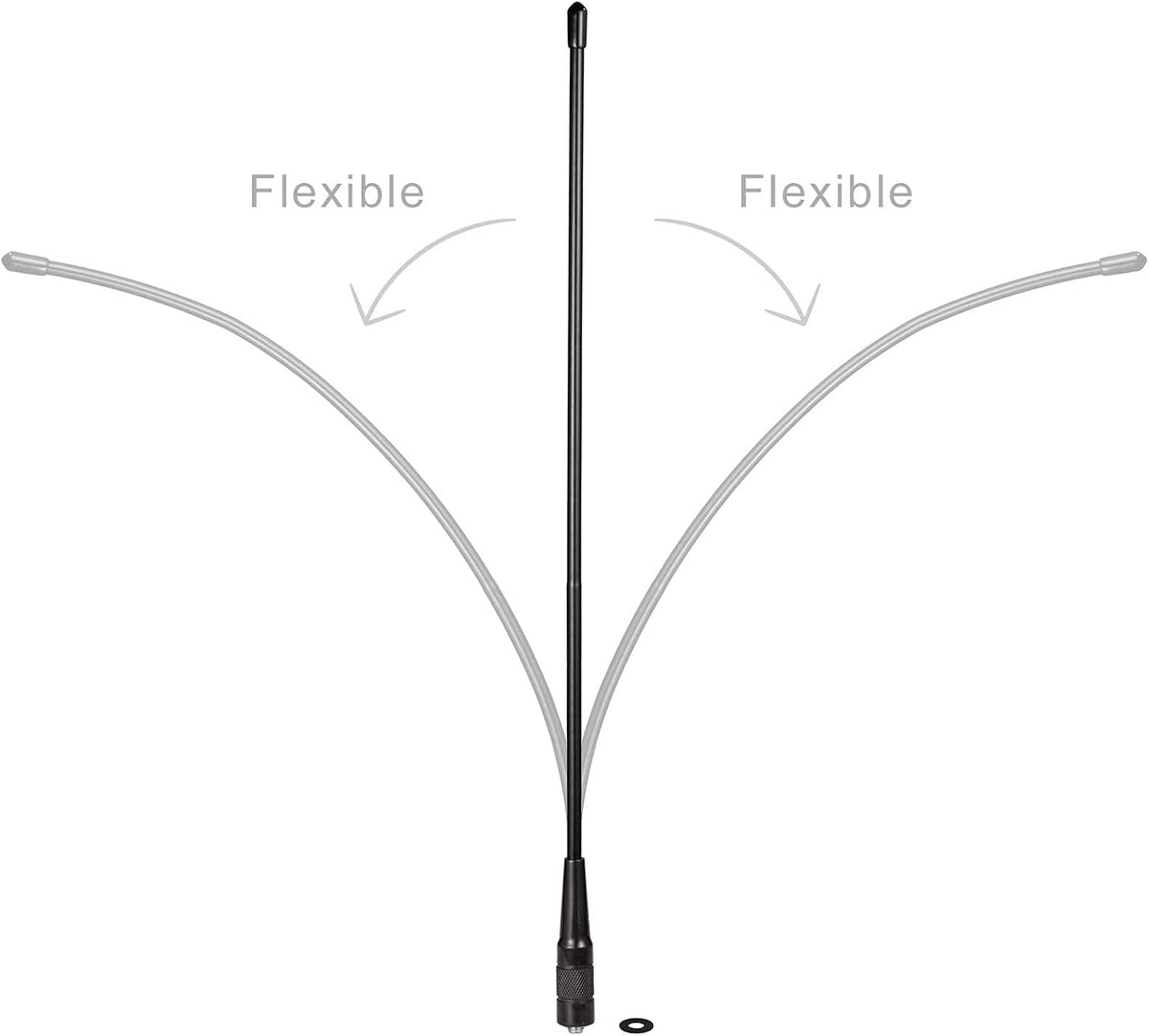 BINGFU 136-174MHz 400-470MHz 2-Pack BF-F8HP UV-5R UV-82 BF-888S Dual Band VHF UHF Ham Radio Antenna Walkie Talkie