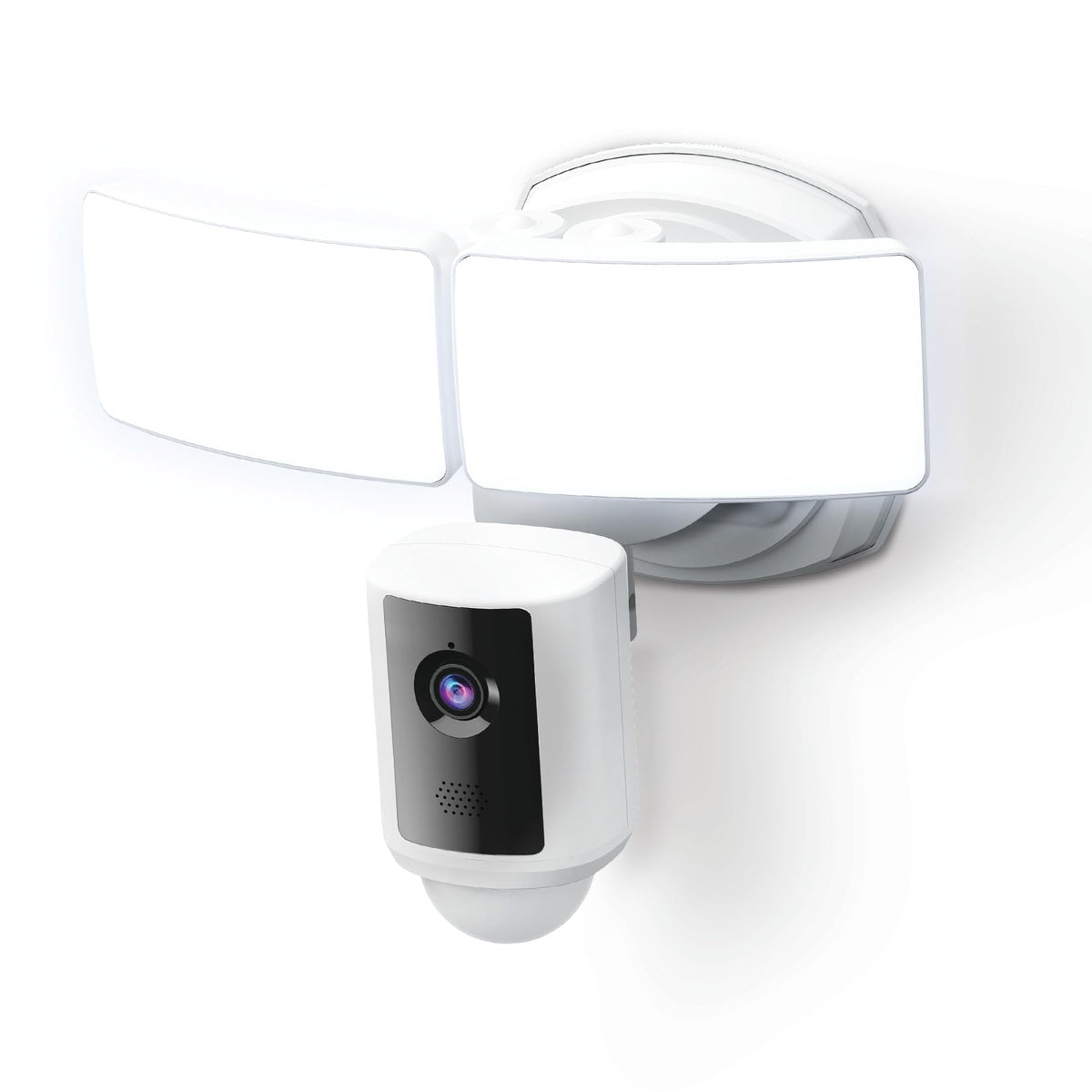 Feit Electric SEC5000/CAM/WIFI Outdoor LED Smart Security Camera with Motion Sensor, 2-Way Audio, 5000 Lumens Floodlight, Works with Alexa and Google