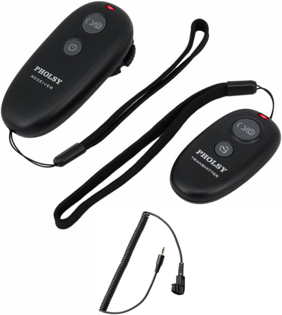 PHOLSY for Sony Camera Remote Shutter Release S6 Wireless Remote Control for Sony a77 ii, a99 ii a99 a77 a67 a65 a57 a55 a900 a850 a700 a580 a560 a550 a500 a400 a450 a300 a200 Replace Sony RM-L1AM