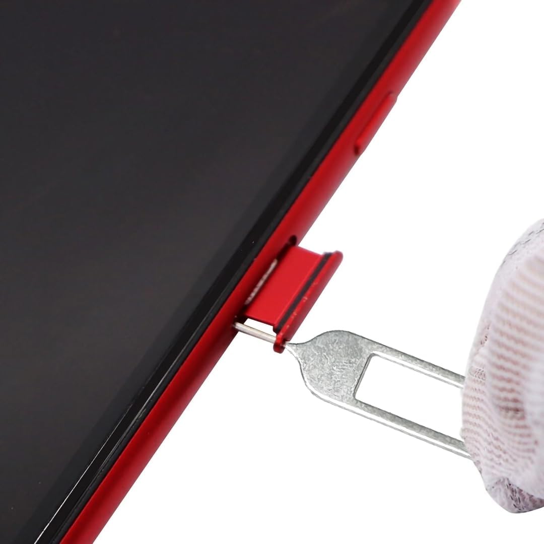 4 Pcs SIM Card Removal Openning Tool Tray Eject Pins Needle Opener Ejector Compatible with All iPhone Apple iPad HTC Samsung Galaxy Cell Phone Smartphone Watchchain Link Remover (Style F)