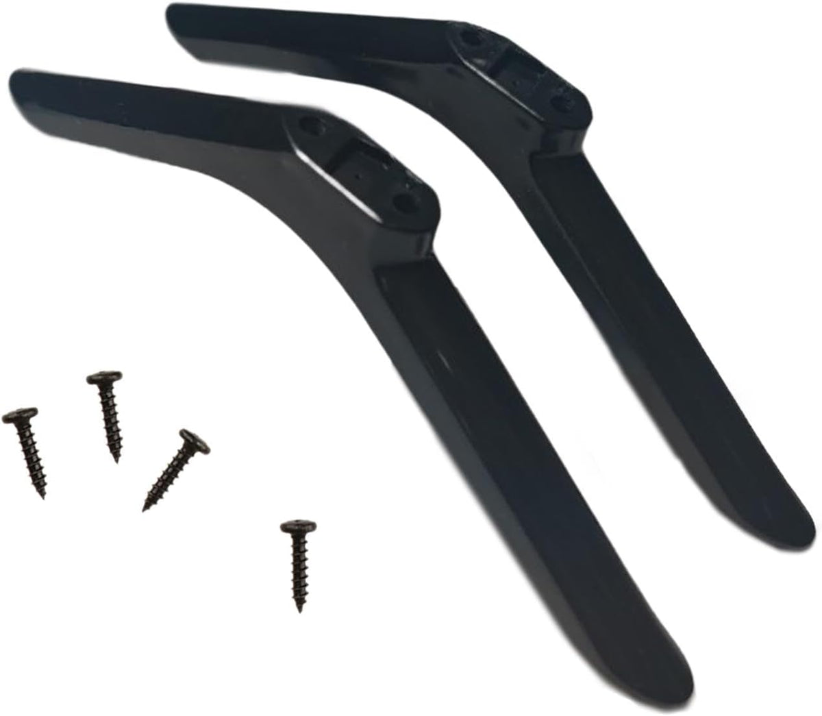 Generic Set 2 19cmx5cmx1.6cm of TV Stand Base Legs for Table Top Use with Assembly Tools