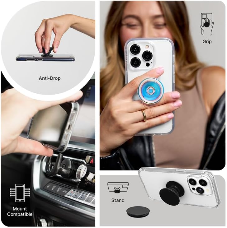 PopSockets Phone Grip with Expanding Kickstand, Adhesive Grip - Tranquil Aura