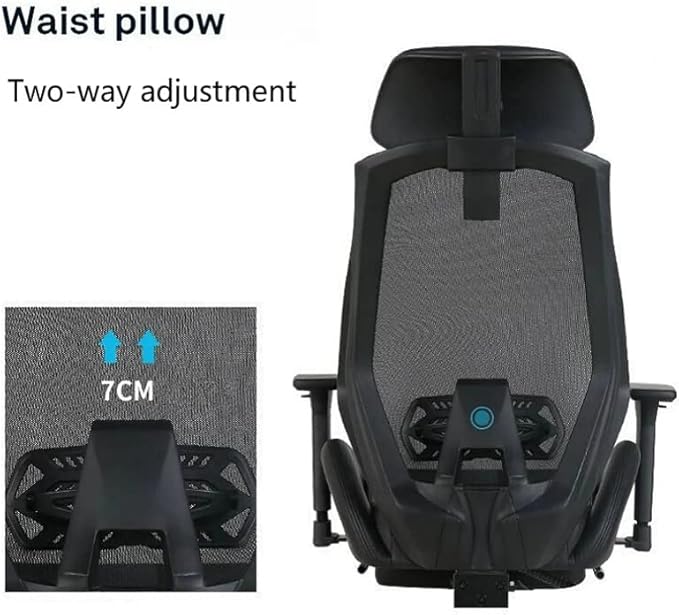 Office Chair Gaming Chair Computer Chair Ergonomic Reclining Office Boss Chair with Footrest Multi-Function Lifted Rotated Computer Chair Protect Waist Gaming Chair