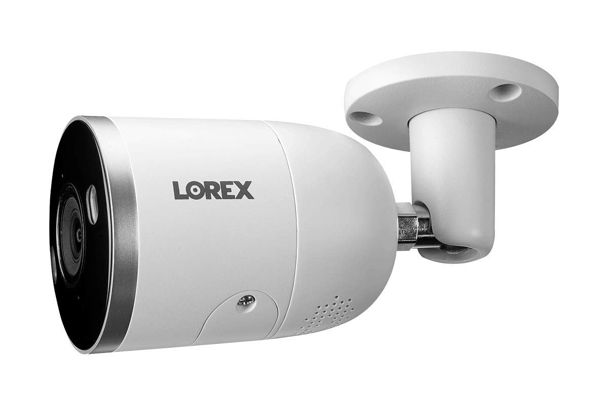 Lorex Technology N4K2SD-86WB Surveillance System Featuring N842A82 Fusion 4K 2TB NVR and 6 E892AB 4K 8MP Active Deterrence Bullet Camera