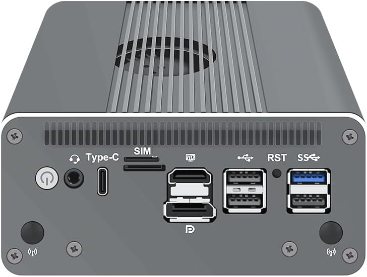 CWWK Intel Alder Lake N100(4C/4T Up to 3.4GHz)/N305(8C/8T Up to 3.8GHz) Dual SFP+10GbE Mini PC|4xIntel I226-V 2.5GbE |DDR5 Memory|PCI-E x4|HDMI+DP+Type-C (10 Gigabit N100, 32G RAM 1TB SSD)