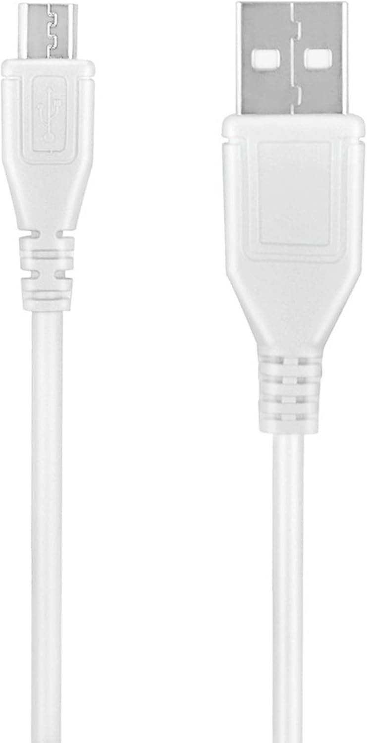 HISPD 5ft S-100 White Micro USB Power Charging Cord Cable Lead for Sound Oasis White Noise Machine & Speaker