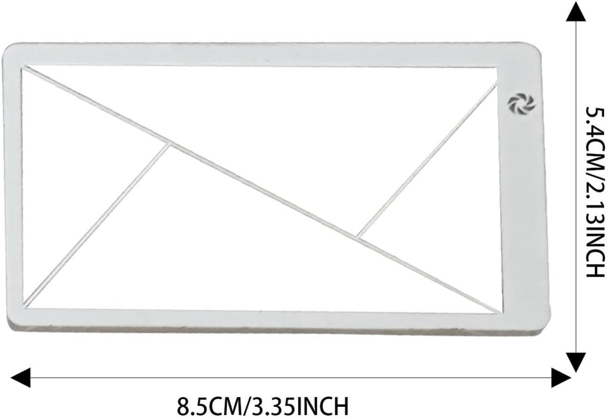 Generic 8.5x5.4x0.2cm Viewfinder ABS Compact | Camcorder Viewfinder | Positioning Ruler | Photography Framing Tool |