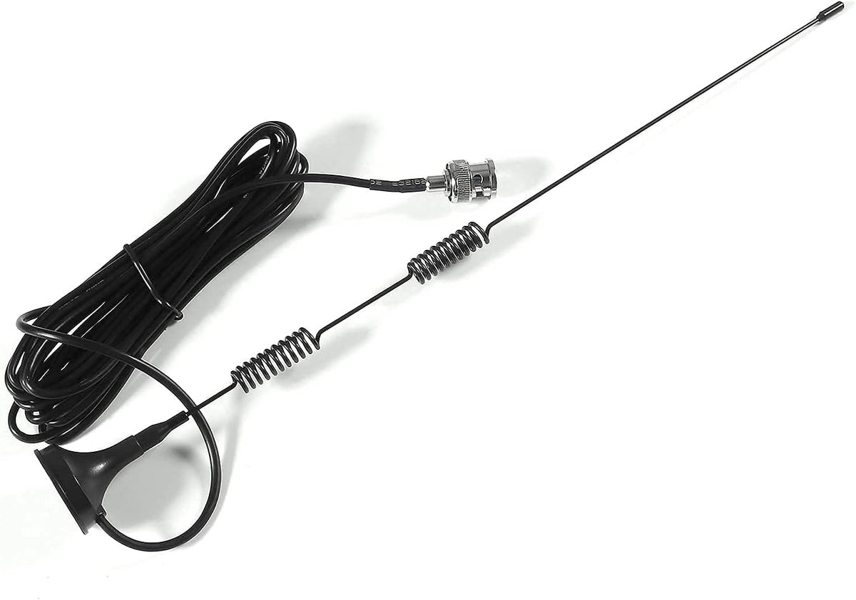 AEDIKO 2pcs 20-1300MHz Police Scanner Antenna HF VHF UHF BNC Male Antenna for Radio Shack Police Radio Scanner