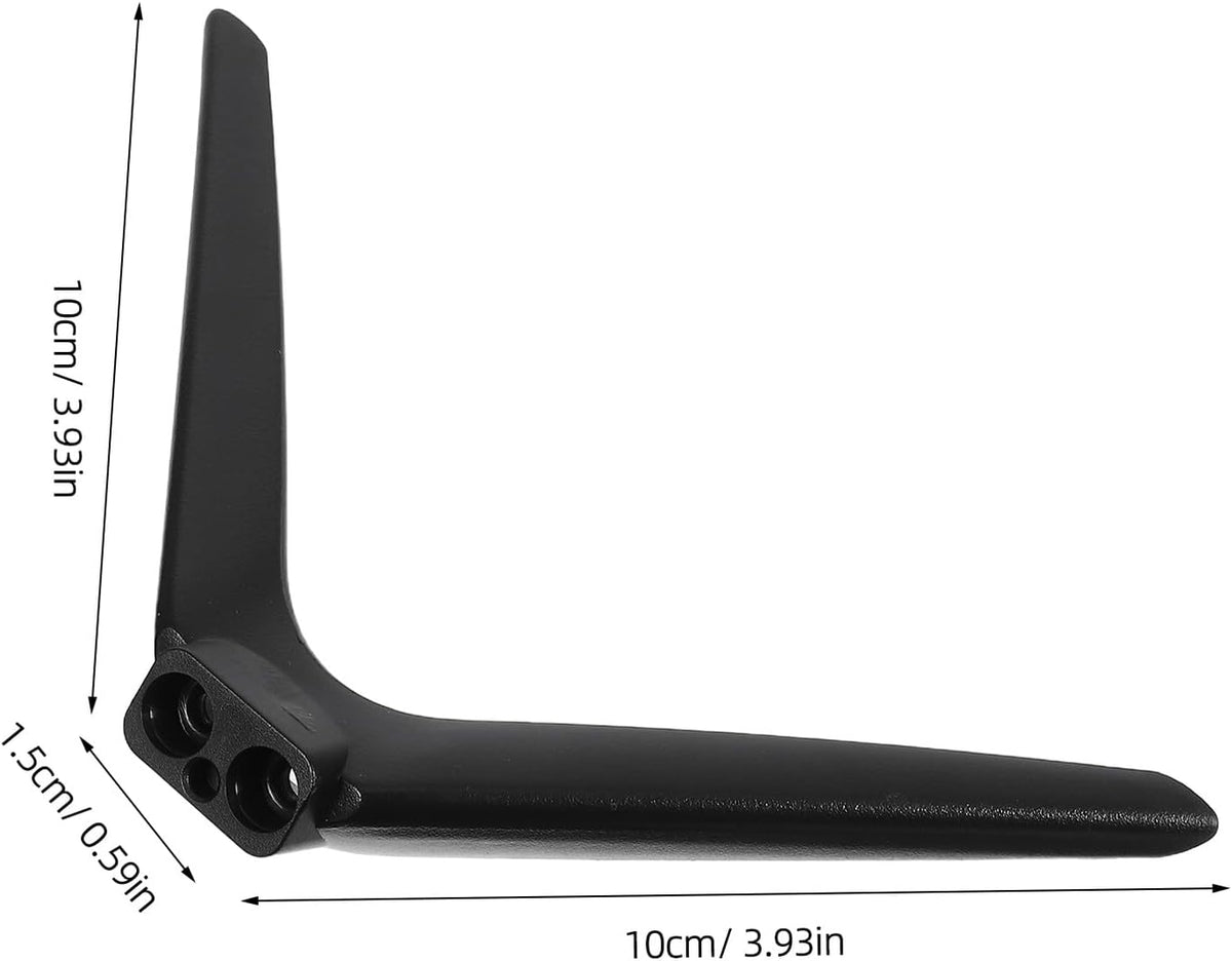GLEAVI 15mm No-Drill Tv Mount Stand with Dual-Hole Plastic Base, Heavy Duty Television Support Holder for Living Room