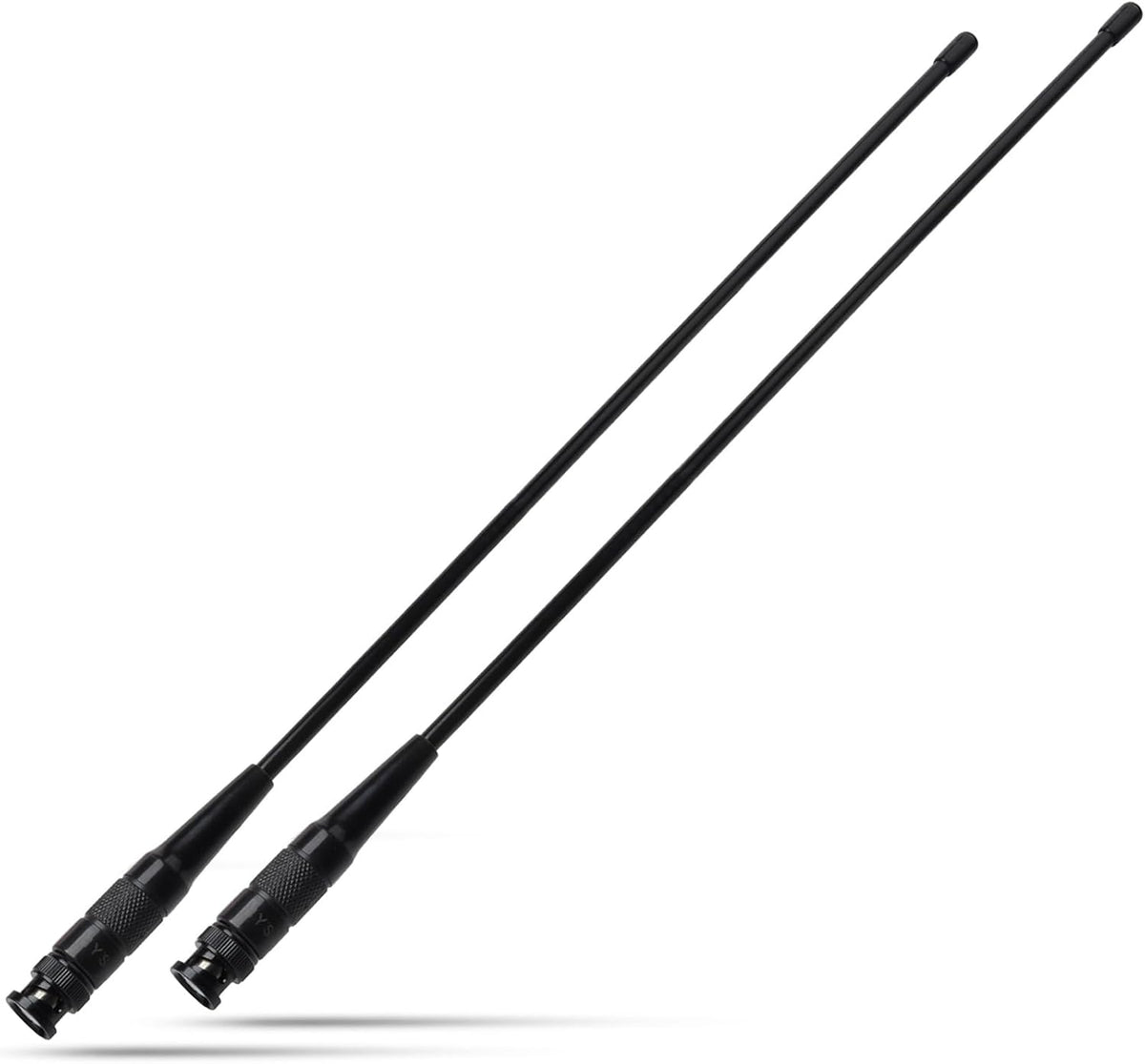 HYS 462-467Mhz 460-470Mhz 2-Way UHF BNC GMRS Handheld Scanner Antenna, HT Antenna for ICOM Yaesu Uniden Handheld GMRS