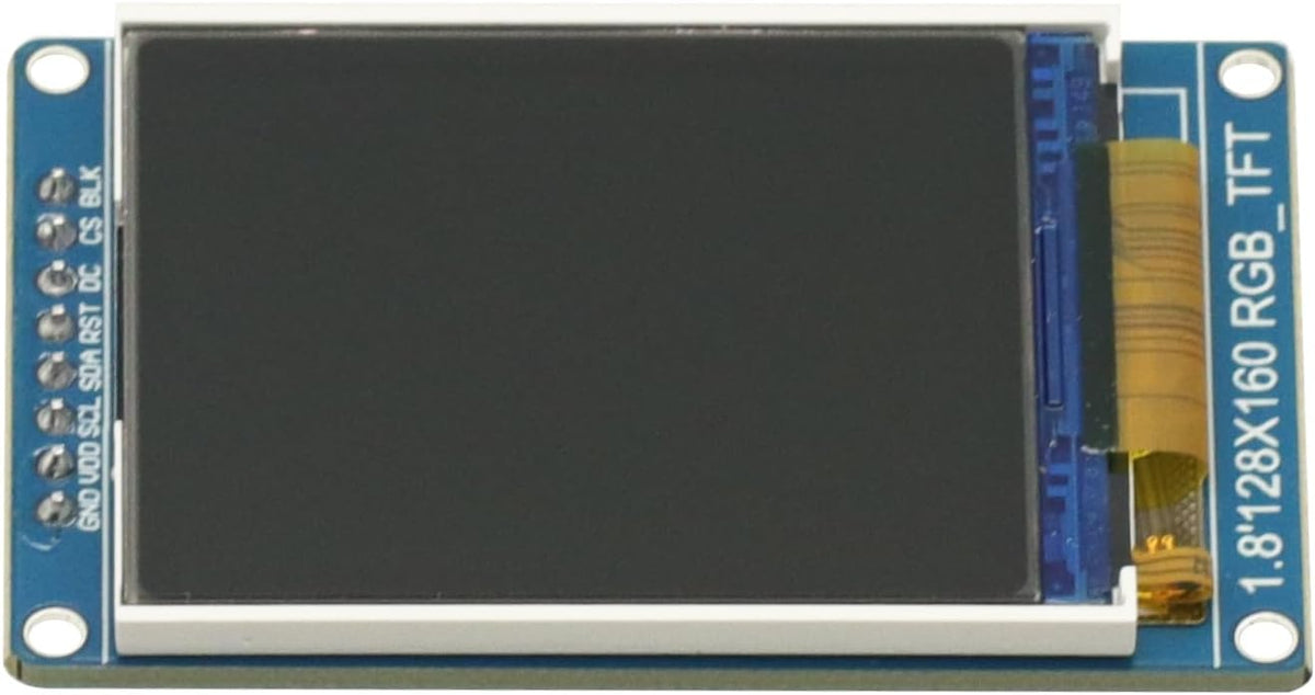 GODIYMODULES 1.8 inch 128x160 ST7735S 3.3V Full Color SPI Full Color TFT LCD Display Module Replace OLED Power Supply