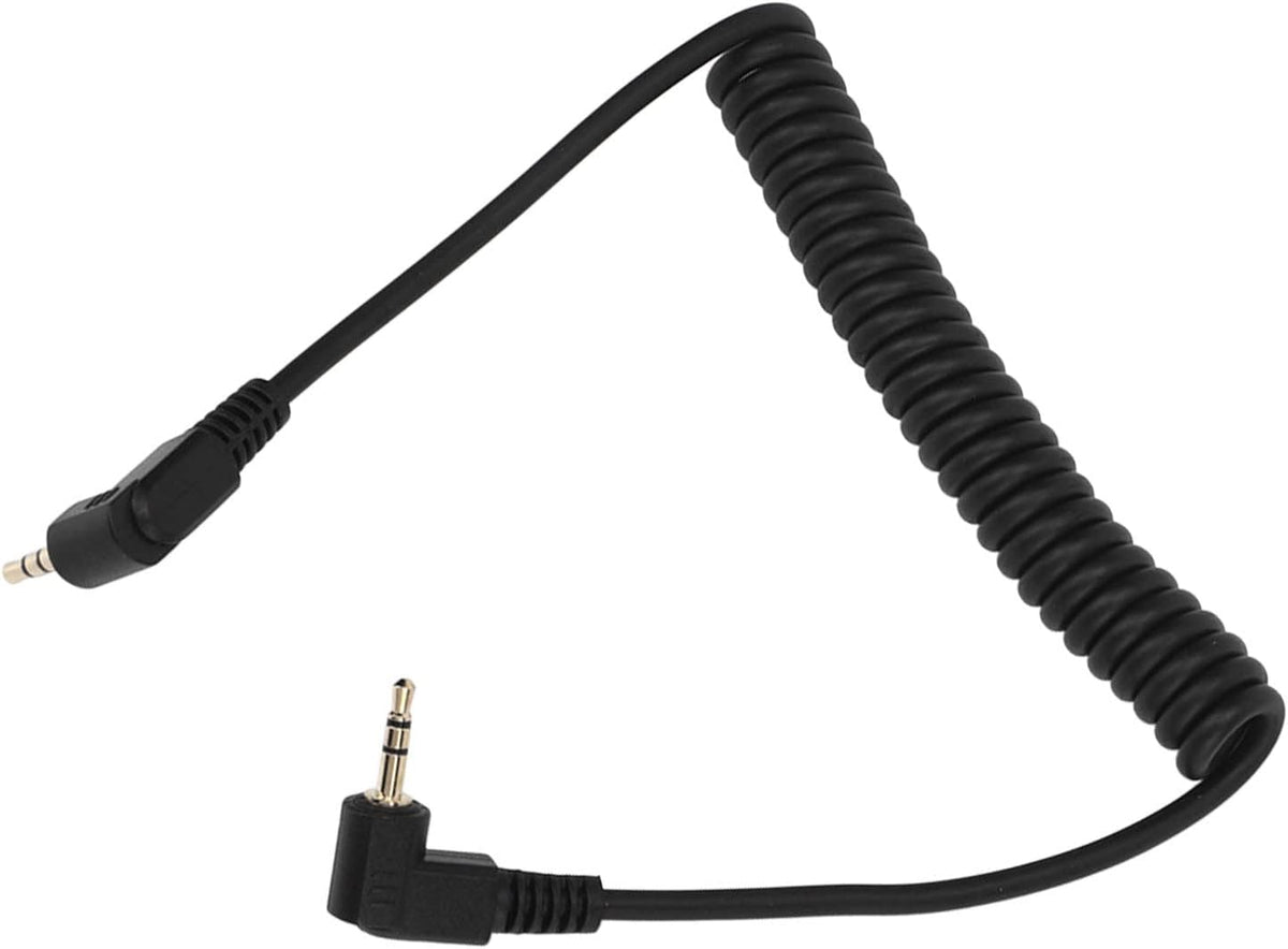 2.5mm CB2 3.3ft 2.5mm 100cm Camera Remote Control Shutter Release Cable Cord, to Male Flash PC Sync Cable, Compatible