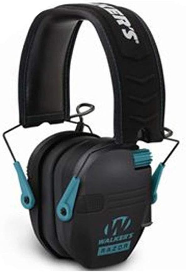 Walker's Razor Slim Ultra Low Profile Compact Design Adjustable Range Shooting Hunting Hearing Protection Electronic Earmuffs