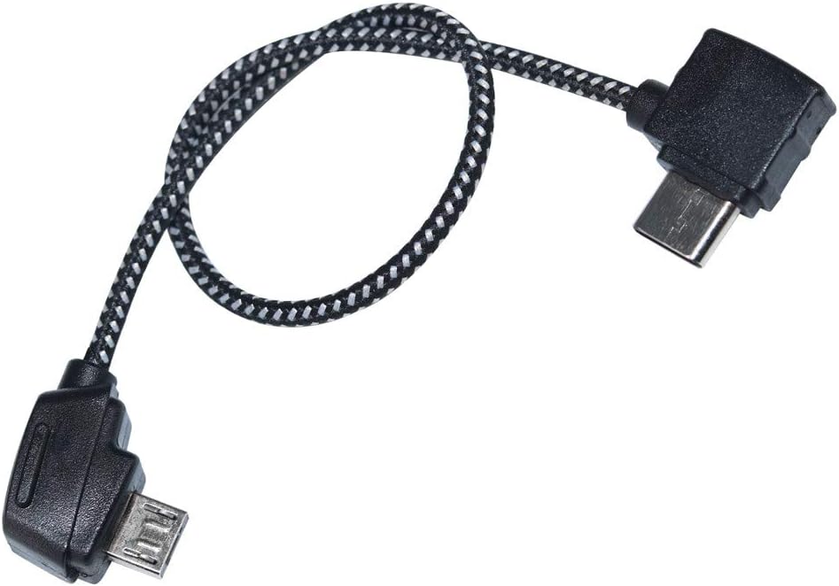8.14 Inch 2 Hanatora Micro-AB to USB C Remote Controller Cable for DJI Mavic Mini, Mini SE & Mavic Pro/Zoom, Air, Pro