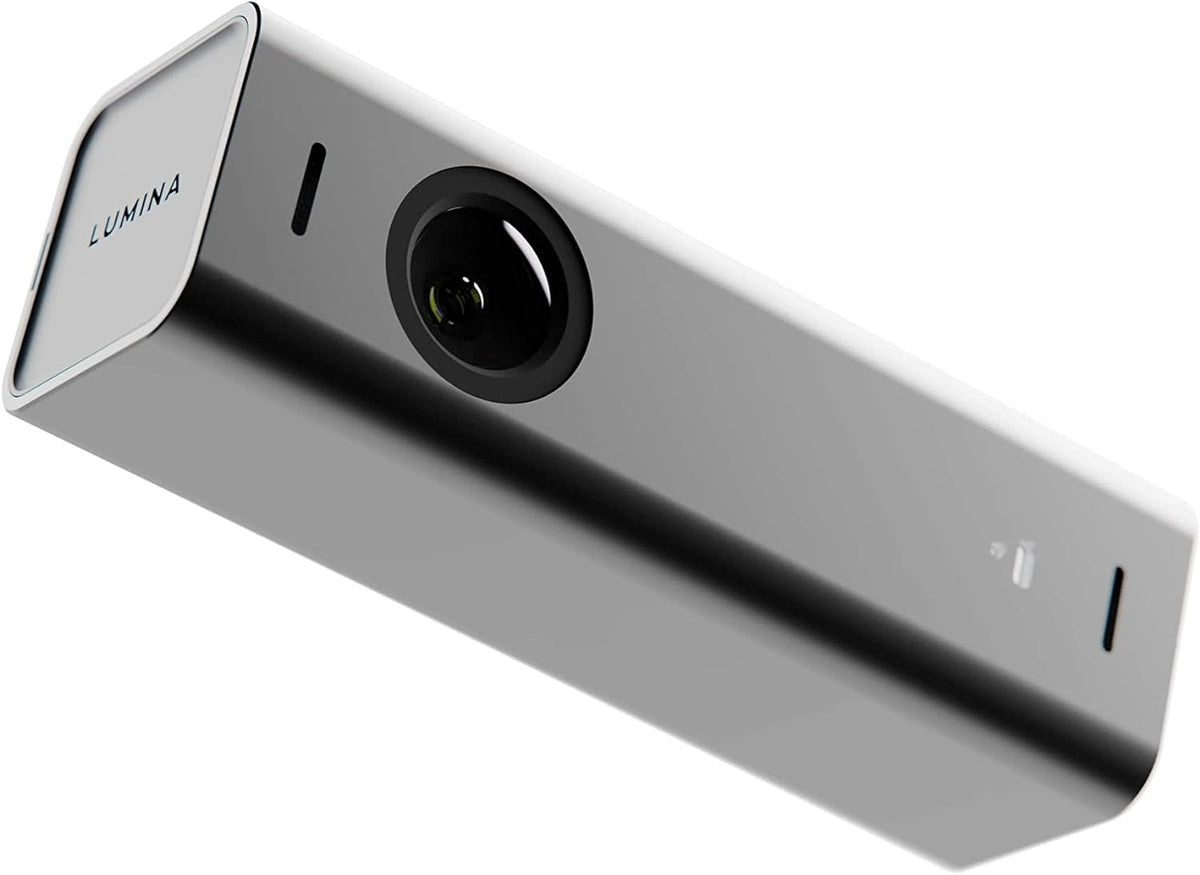 Lumina 4K Webcam: Studio-Quality Webcam Powered by AI. Look Great on Every Video Call. Compatible with Mac and PC (Atomic Grey)