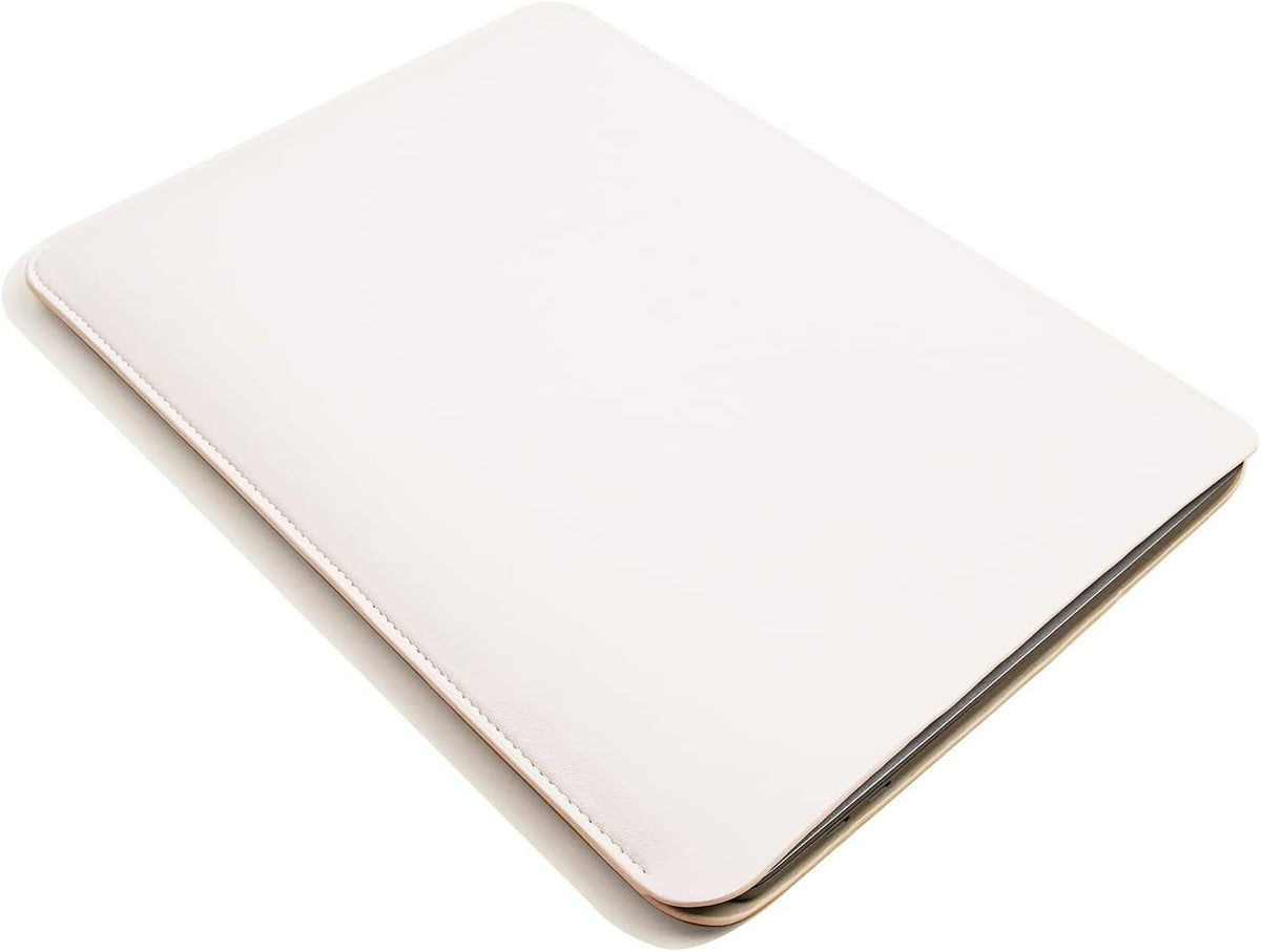 Laptop Sleeve 15 Inch Compatible with MacBook Pro 16 A2991 M3 A2780 A2485 A2141 MacBook Pro Retina 15 Color White