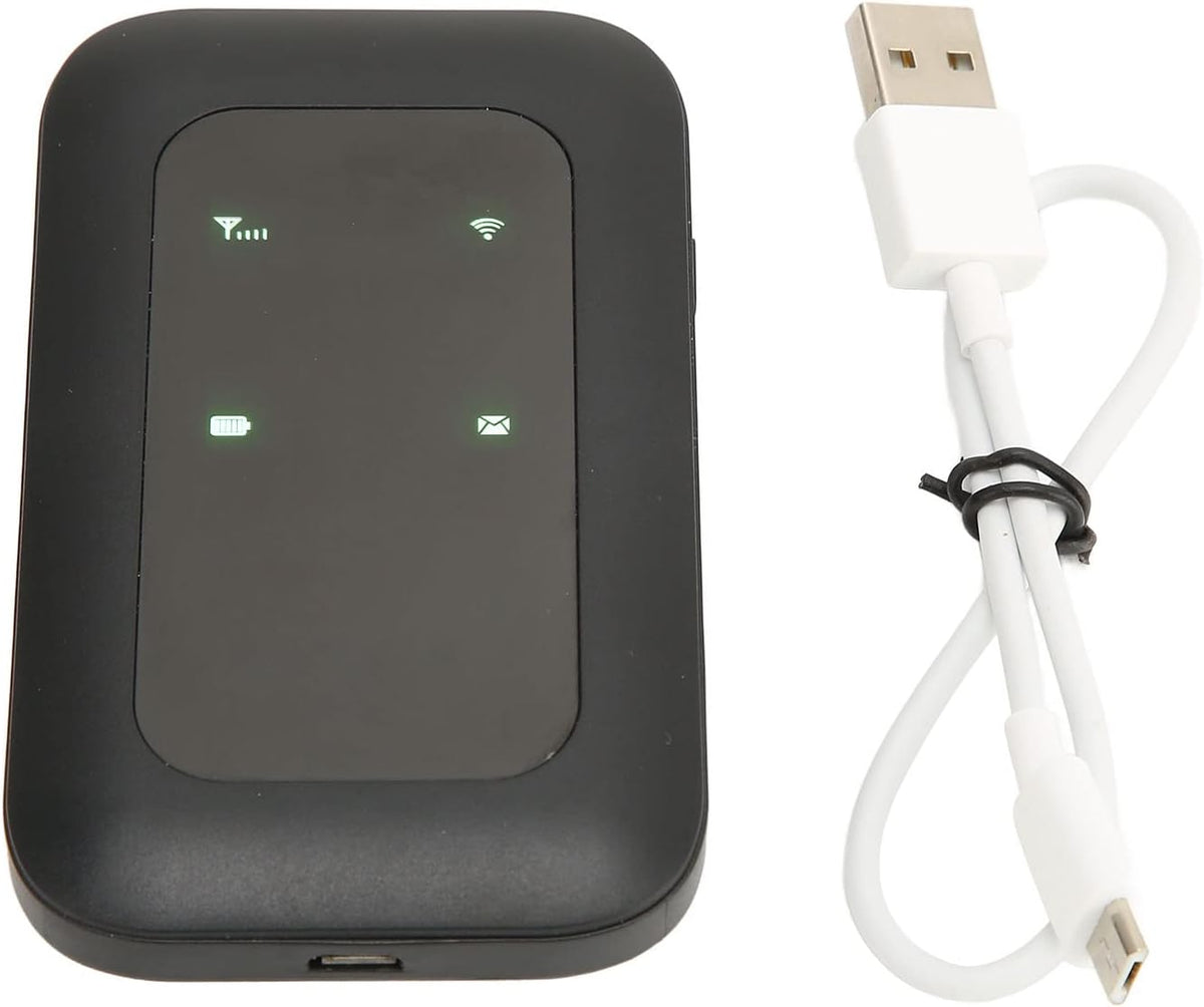 Hilitand 4G 150Mbps 10 LTE Router, Portable Travel Hotspot with SIM Card Slot for Car Users Business Travelers