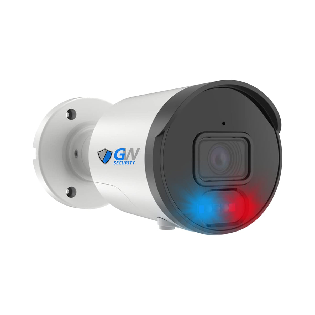 GW Security 12MP 4000x3000p Outdoor/Indoor PoE IP Two-Way Audio Full-Time Color Night Vision Bullet Security Camera (GW1253901T)