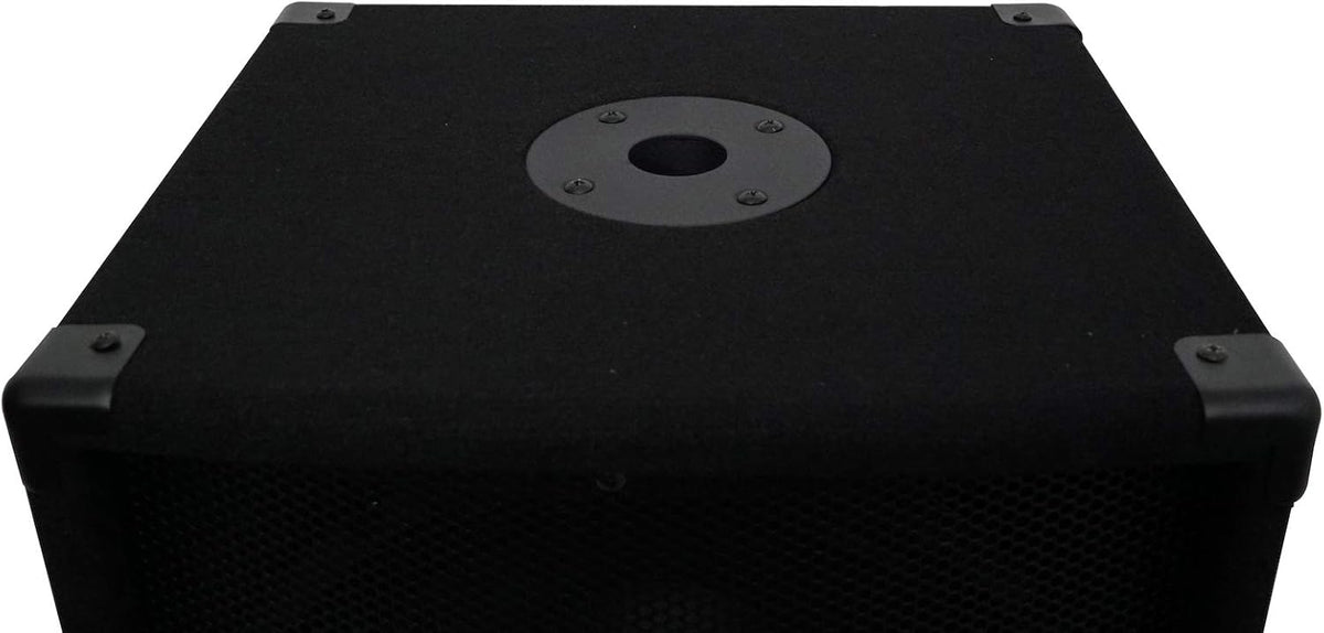 Rockville SBG1124 12" 600W Passive 4-Ohm Pro DJ Subwoofer, MDF Cabinet, Pole Mount, Deep Bass, for DJs and Small Venues