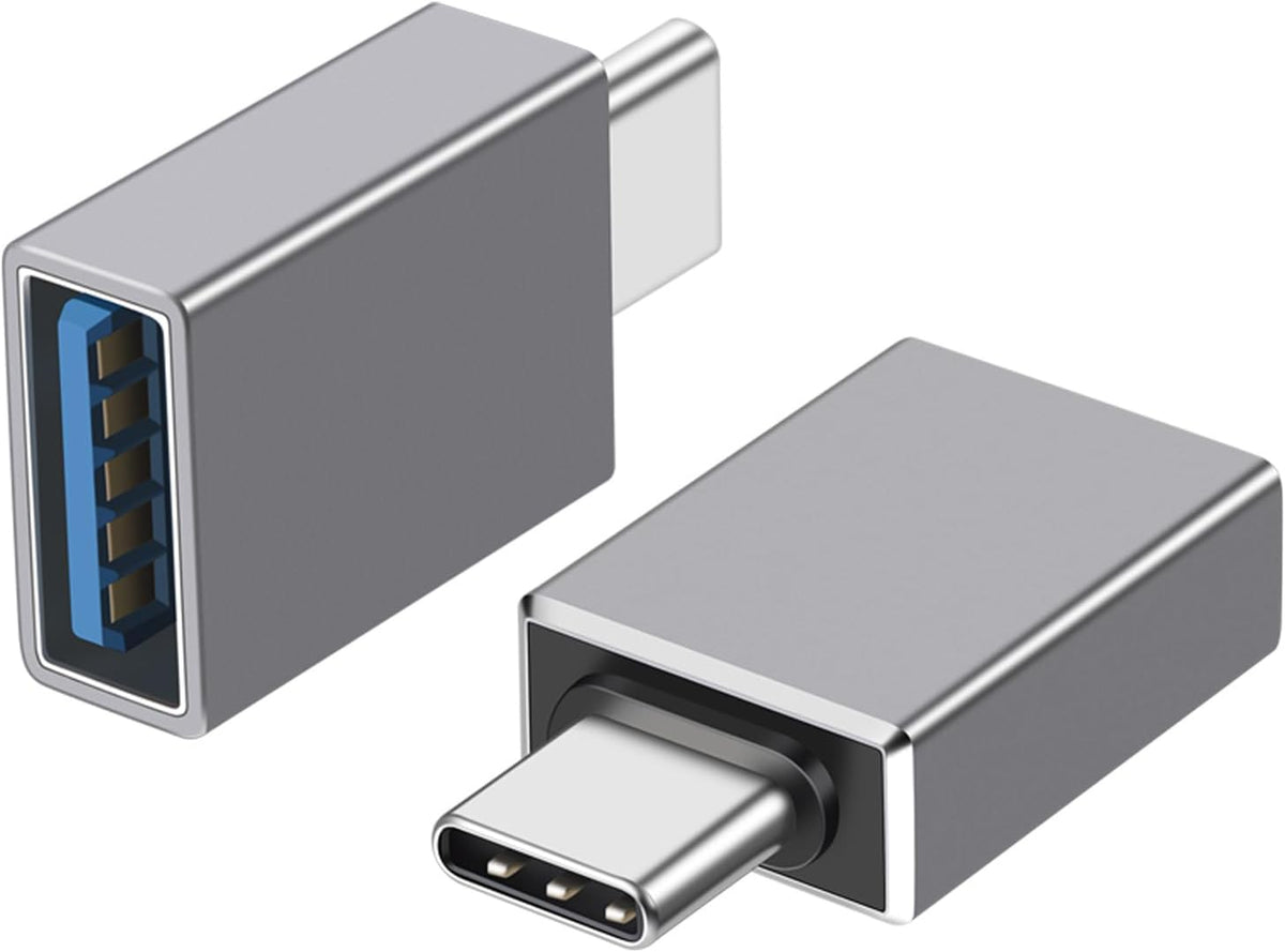 USB C Male to USB A Female Adapter (3 Pack),USB 3.2 GEN2 10Gbps High-Speed Data PD 60W Fast Charging for iMac,MacBook Pro/Air,iPhone 16 15,iPad,Microsoft Surface,Samsung Galaxy S24/23/22,etc.