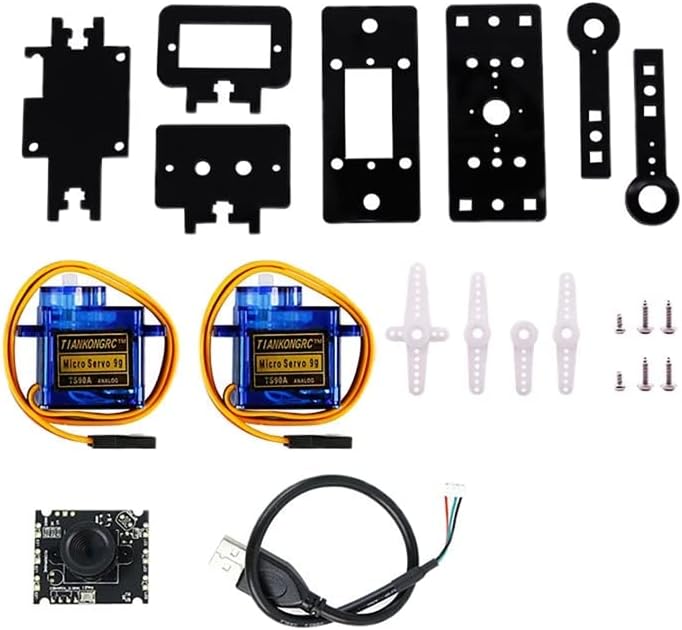 Generic for Raspberry Pi Smart Car Robot Camera Pan/Tilt Two-Degree of Freedom Servo - (Color: Green)
