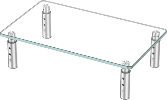 '-3 Hemudu Monitor Stand Adjustable Height Monitor Riser, Computer Monitor Stand, Desktop Organizer, Monitor Stand Riser
