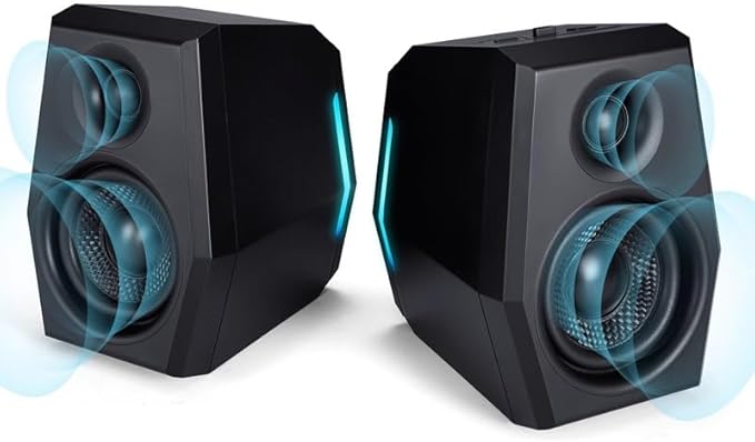 JSEIAJB Desktop Computer Speaker Laptop Computer Gaming Multimedia Home Desktop Small Speaker