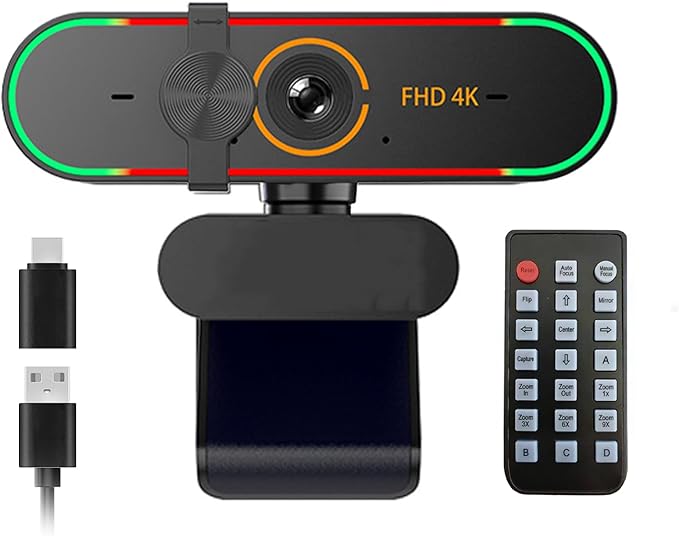Camera for Lenovo Computerwith Microphone&amp Privacy Cover &amp Plug&ampPlayWorks Zoom/Teams/Skype/Google Meet