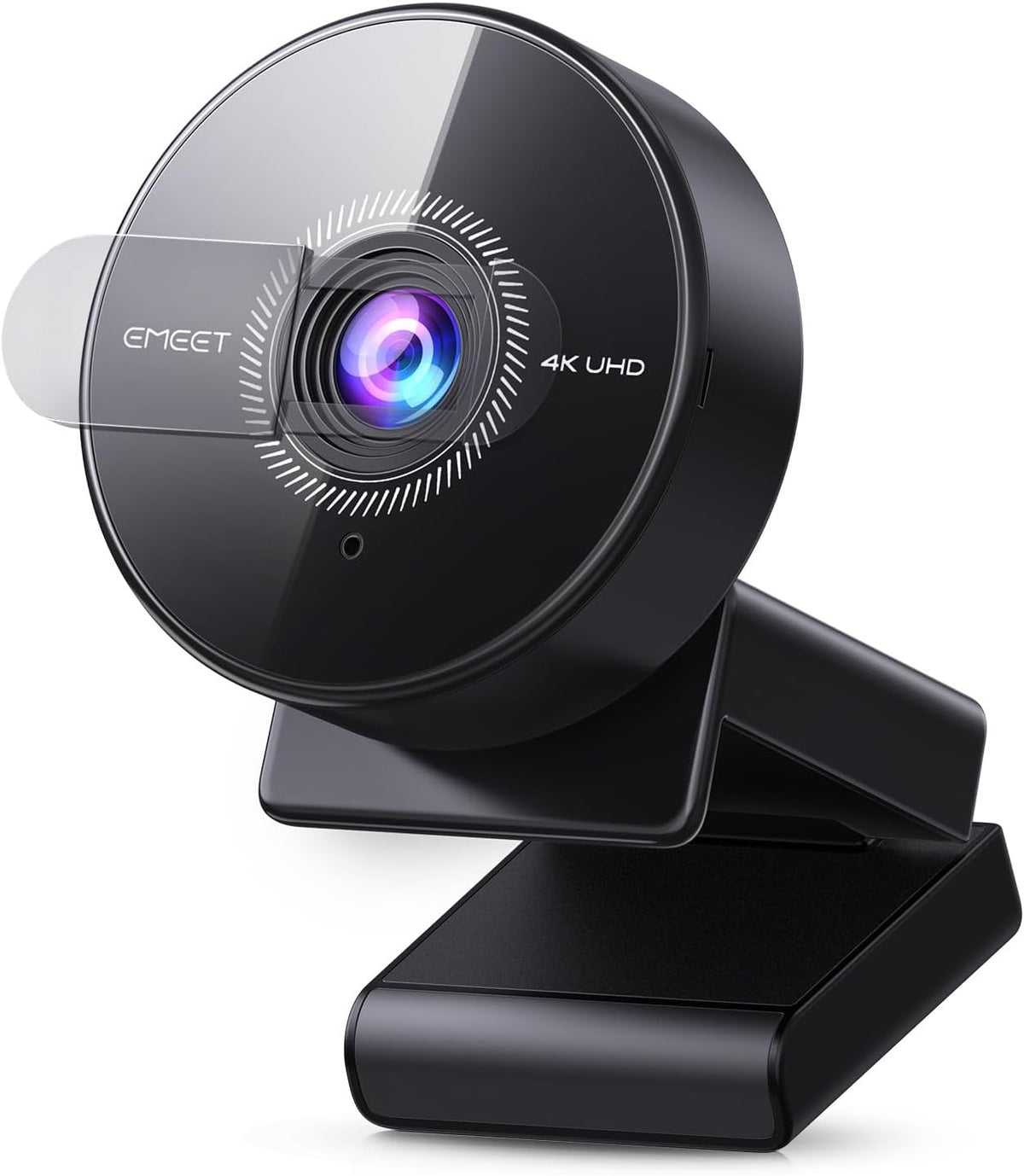 EMEET C950 4K Webcam for PC - 8 Megapixels 4K UHD, PDAF Autofocus, Noise-Canceling Mic, 70° FOV, 1080P@60FPS, Privacy Cover, USB 2.0 Plug&Play, No Tripod Hole, Ideal Webcam for Zoom/Teams/Google Meet