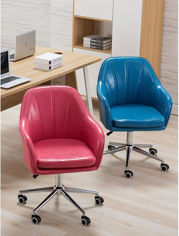 YYDS Chair Lovely Bedroom Gaming Chair Computer Office Chair with Steel Feet Ergonomic Home Rotatable Desk Chair for Live Broadcast Ergonomically (Size : Dark Gray)