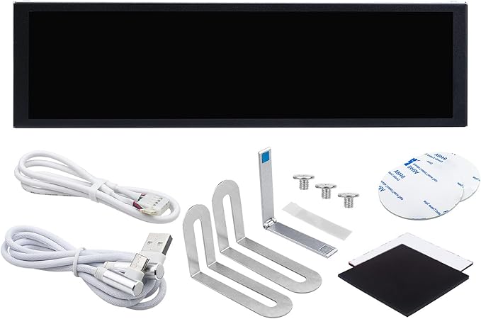 9.2Inch USB Secondary Screen Portable 9.2Inch Extended Screen for Desktop Computers Aluminum Housing Interactive Touch Panel Desktop Monitor Layout