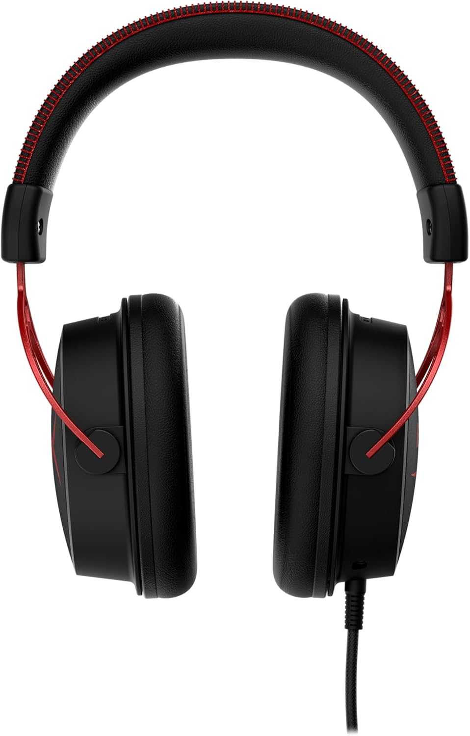 HyperX Cloud Alpha - Gaming Headset, Dual Chamber Drivers, Legendary Comfort, Aluminum Frame, Detachable Microphone, Works on PC, PS4, PS5, Xbox One/ Series X|S, Nintendo Switch and Mobile – Red