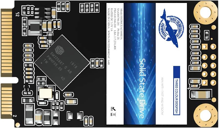 Dogfish Msata 32GB Internal Solid State Drive Mini Sata SSD Disk