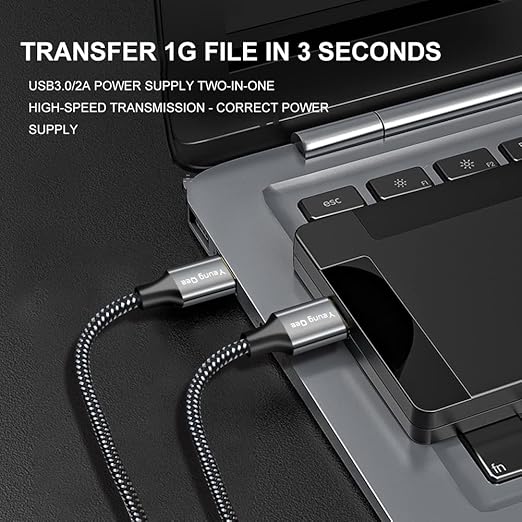 Yeung Qee USB 3.0 A to A Male Cable 1 ft,Super Speed Type A Male to Male Cable USB 3.0 Double End USB Cord for Hard Disk, Cameras,Laptop Cooler, DVD Player and More (1FT/0.3M)