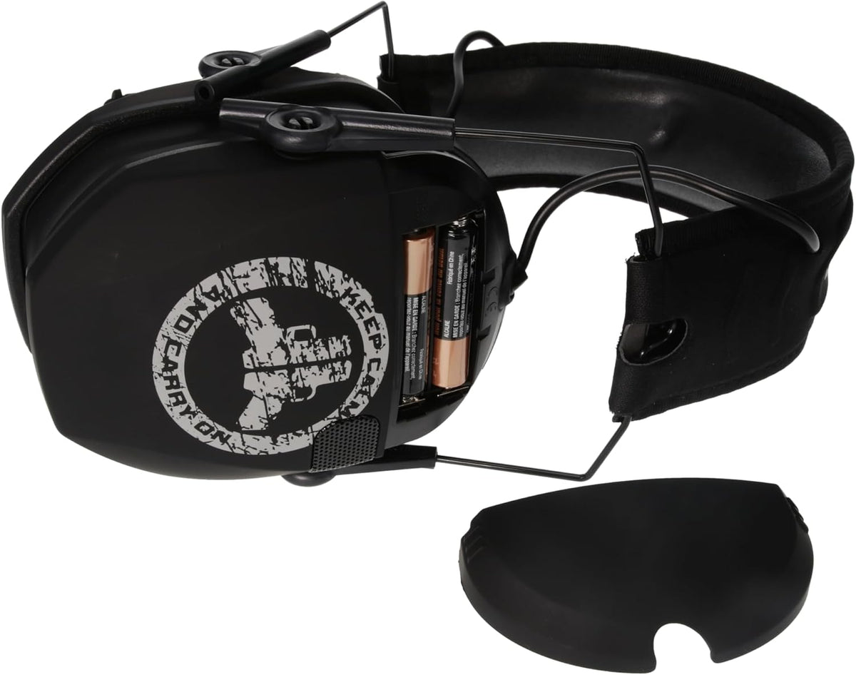 Walker's Razor Slim Ultra Low Profile Compact Design Adjustable Range Shooting Hunting Hearing Protection Electronic Earmuffs