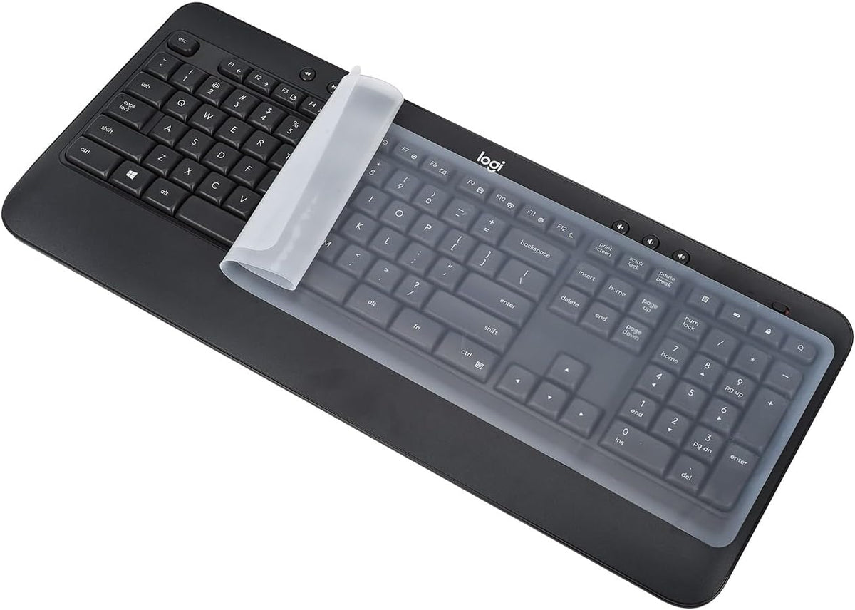 imComor 17.7" 5.5") Universal Keyboard Cover Skin for Standard Size PC Computer Desktop Keyboard Ultra Thin Silicone