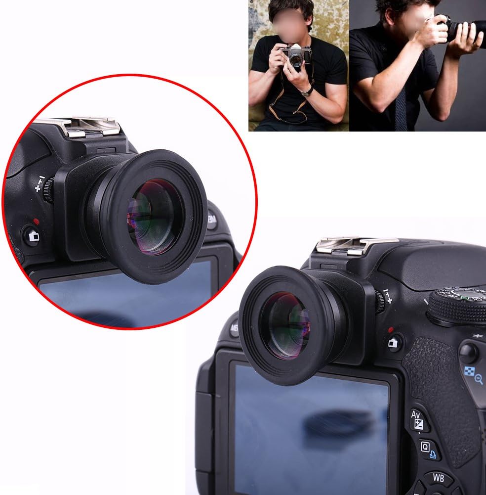 .5X Camera Viewfinder Magnifier Eyepiece for Clear Compatible with, Cameras, Ideal for Nearsighted Photographers