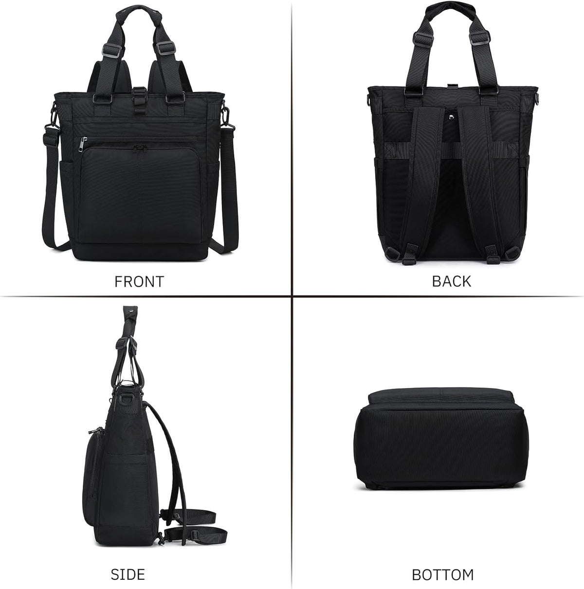 Backpack Backpack, 15.6" mygreen Tokyo Tote Messenger Convertible Tote Bag and Fits Laptop