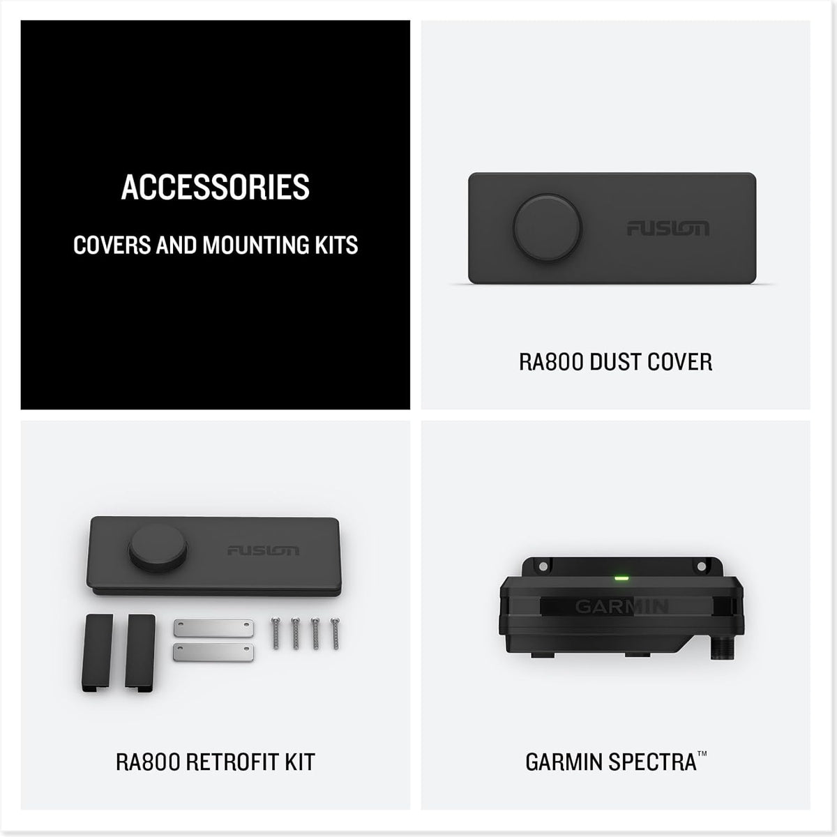 Garmin® Fusion Apollo™ MS-RA800 Marine Stereo, Premium Touchscreen Stereo with Built-in Wi-Fi® Connectivity