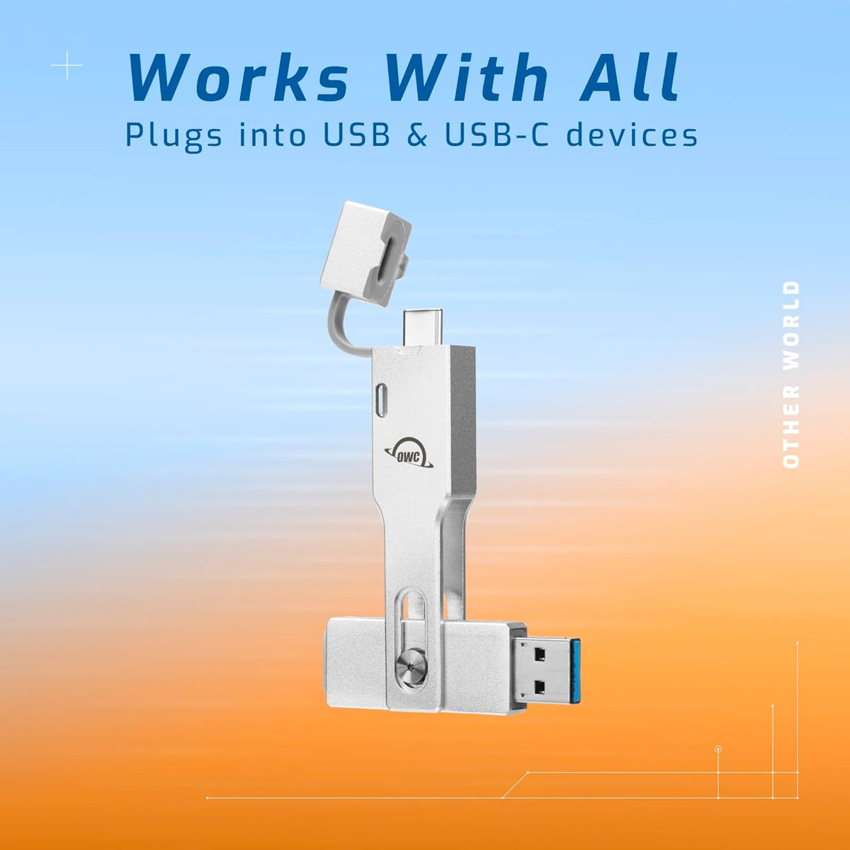 OWC Envoy Pro Mini USB-C + USB-A (10Gb/s) Portable SSD (250GB)