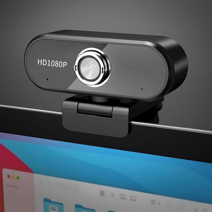 ciciglow PC Webcam 1080P HD Desktop Computer Camera with Microphone 120° Wide Angle Rotatable USB Web Camera for Live Streaming Video Chat Conference Recording Online Class