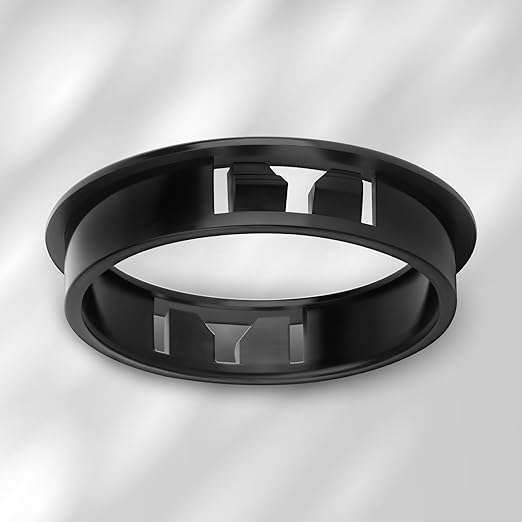 GAGIRA 15PCS 1-3/4" Black Cable Snap Bushing Grommet, Snap in Cord Bushing Protect Cables