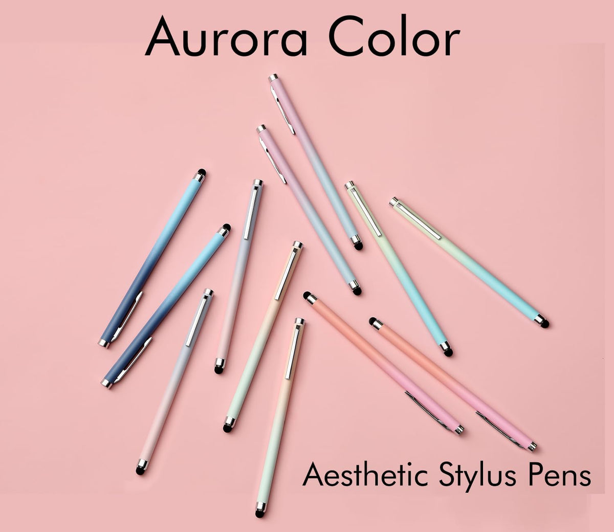 Stylus Pens for Touch Screens 12 Pack Linfanc Stylus Pen for iPad High Sensitivity and Precision Capacitive Stylus Pen for iPhone All Touch Screens Devices, Extra 24 Replacement Tips