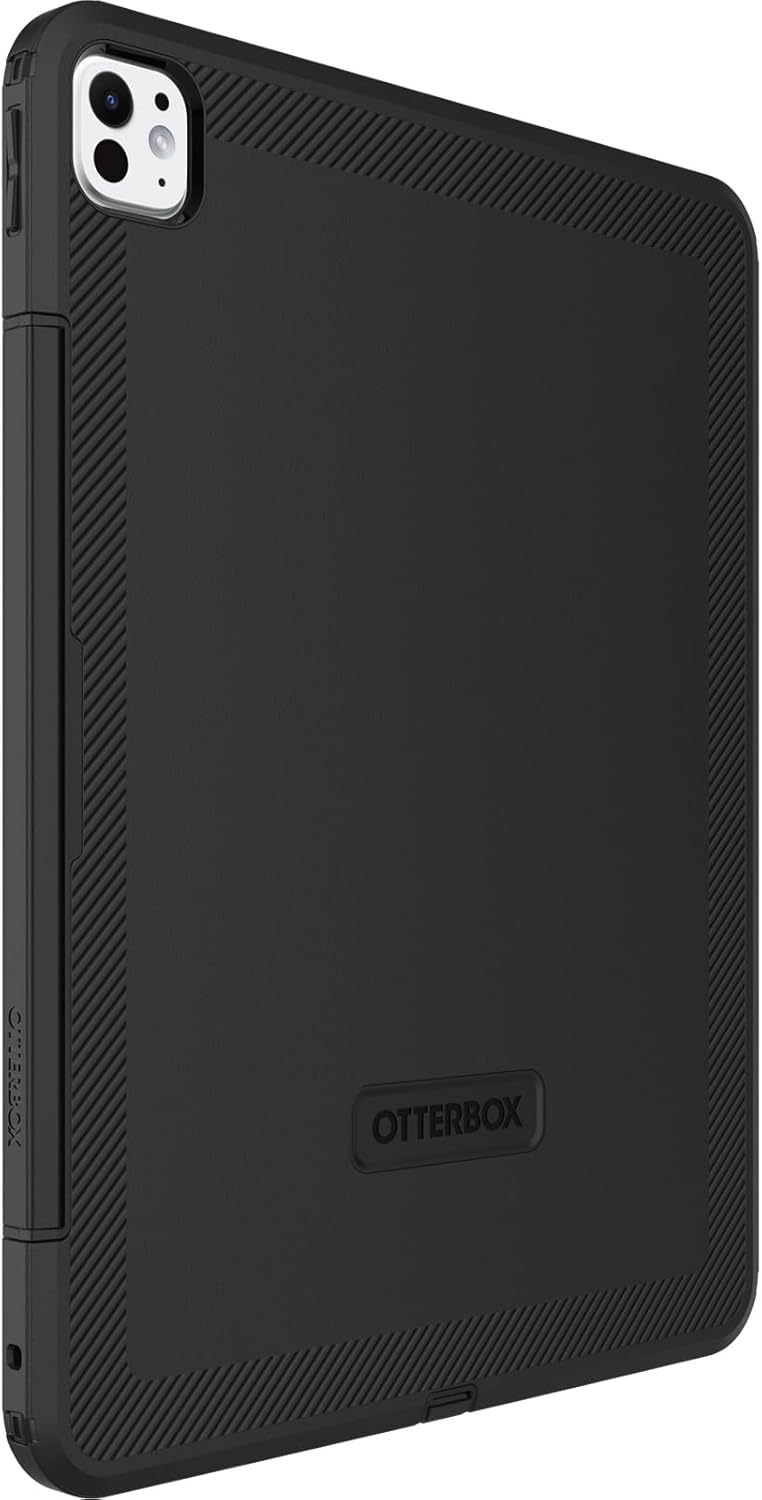 OtterBox Defender Series Case for iPad Pro 13-inch (M4) (2024) - Black, Rugged, Durable, Multi-Layer Protection