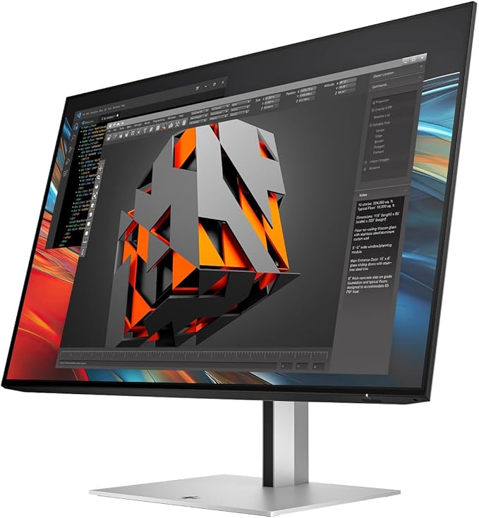 HP Series 7 Pro 724pn 24 WUXGA IPS Monitor with 5ms Response Time Anti Glare Flicker Free VESA Mount (100mm) Displayport HDMI &amp Dockztorm USB Port Expander Black/Silver (8X534AA#ABA) 2 Pack