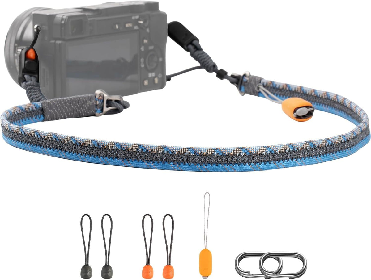 66.1lb, PGYTECH Camera Shoulder Strap Slim Trendy Style, Quick Release Braided Rope Camera Strap Holds Adjustable Neck