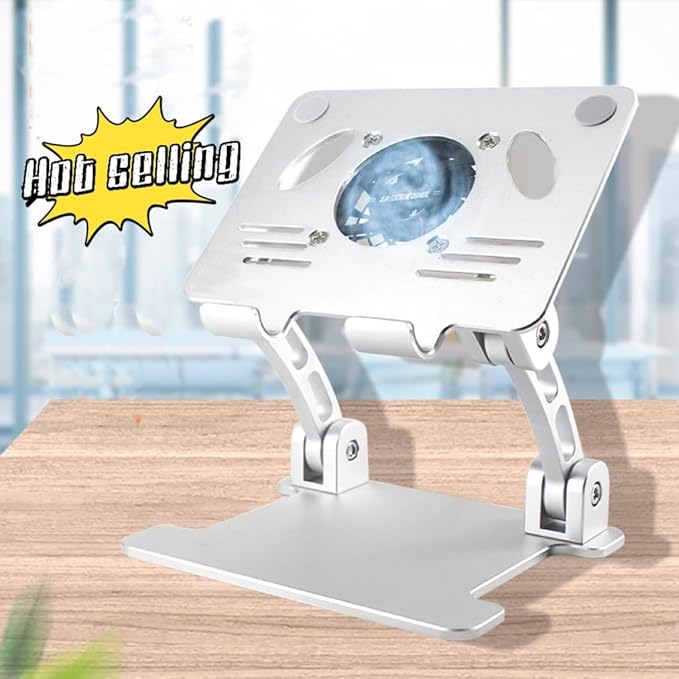Adjustable Laptop Cooler Radiator Turbo Fan USB Stand Riser for Gaming Notebook